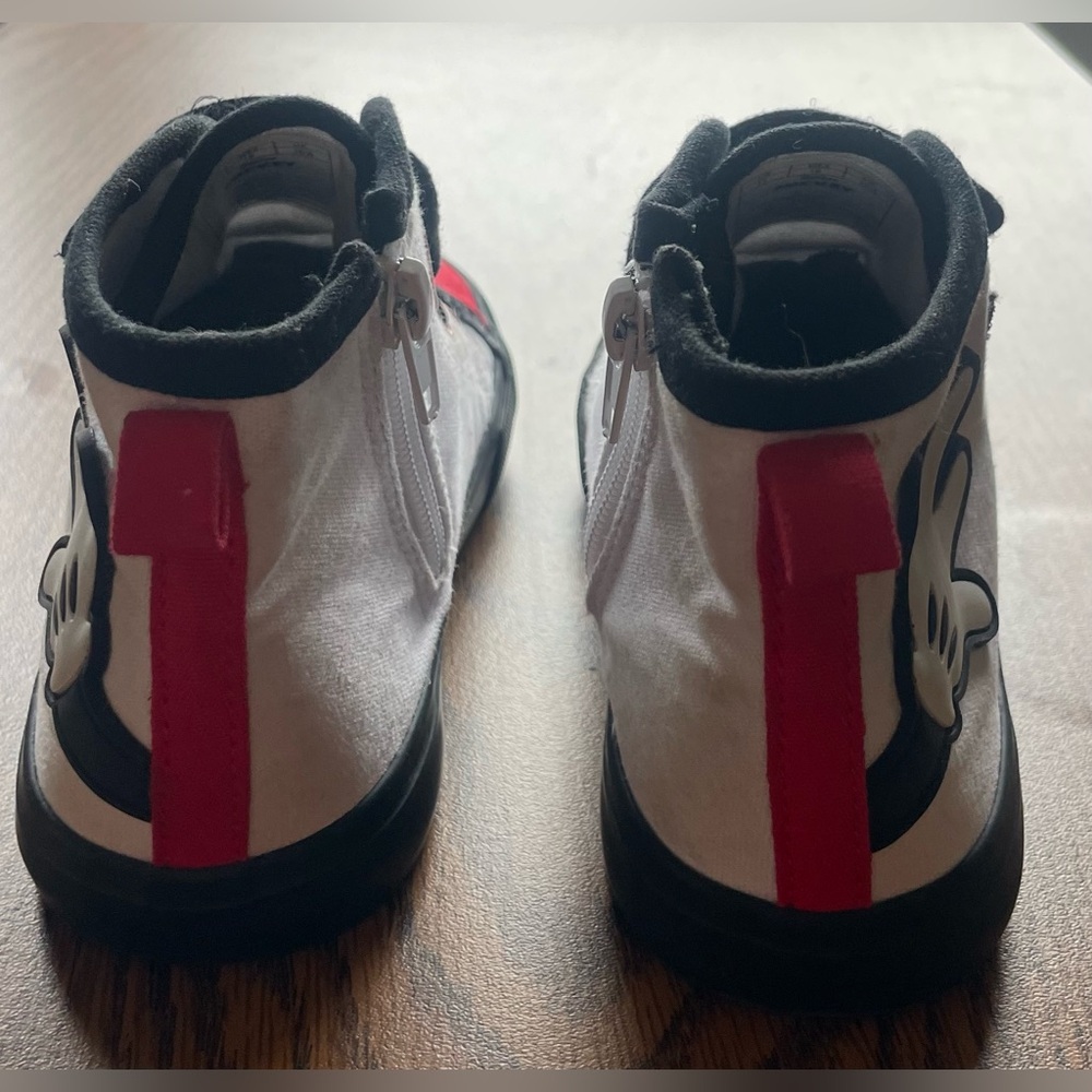 Disney Red and Black High-Top Sneakers - Picture 4 of 6